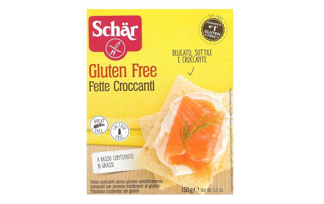 Schar Gluten Free Knusperbrot - Fettarm   Box  150 grams